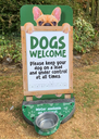 Dog Water Station Pavement Sign